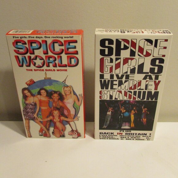 VHS Tapes - Spice Girls Movie & Live at Wembley - Picture 1 of 5
